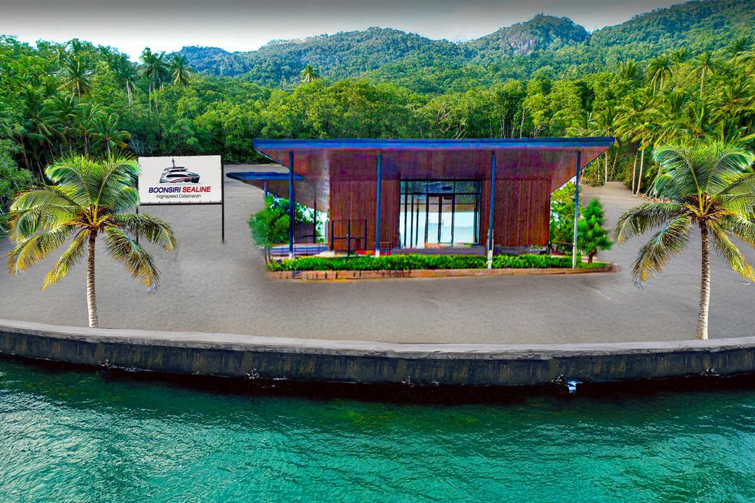 map Chumphon - Boonsiri Ferry