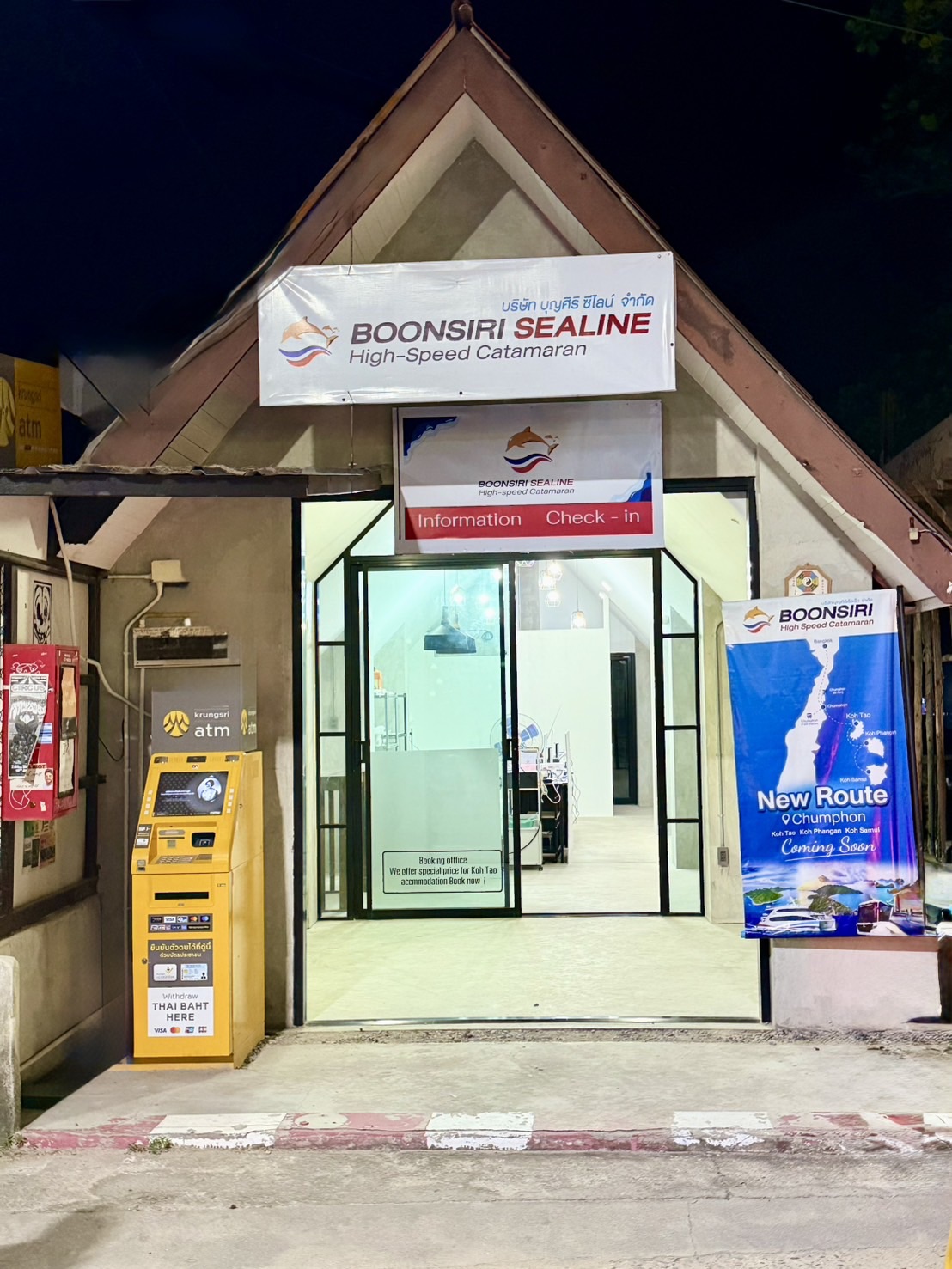 map เกาะเต่า - Boonsiri Ferry