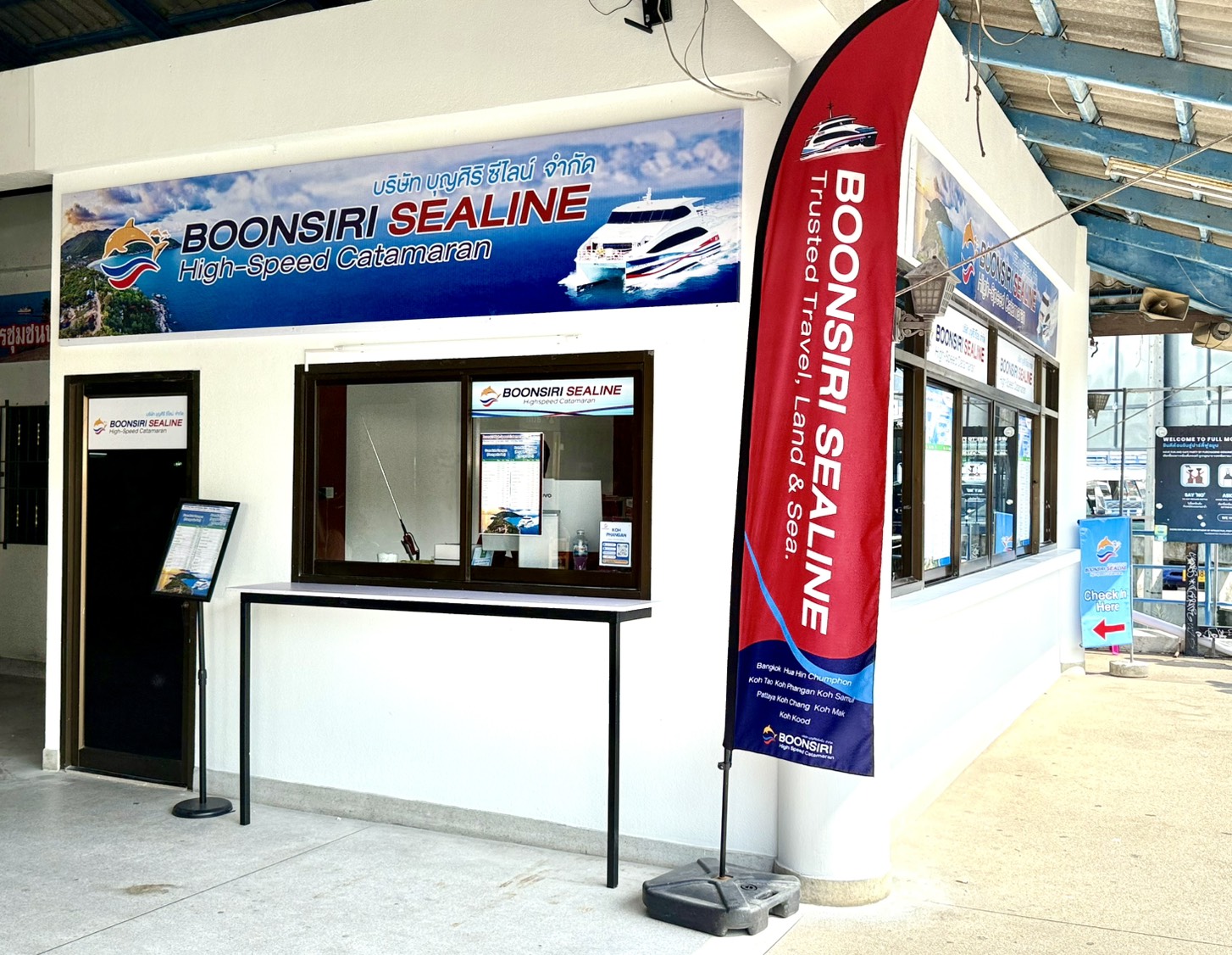 map เกาะพะงัน - Boonsiri Ferry